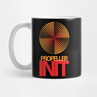 Propeller INIT - In Orange And Red Mug